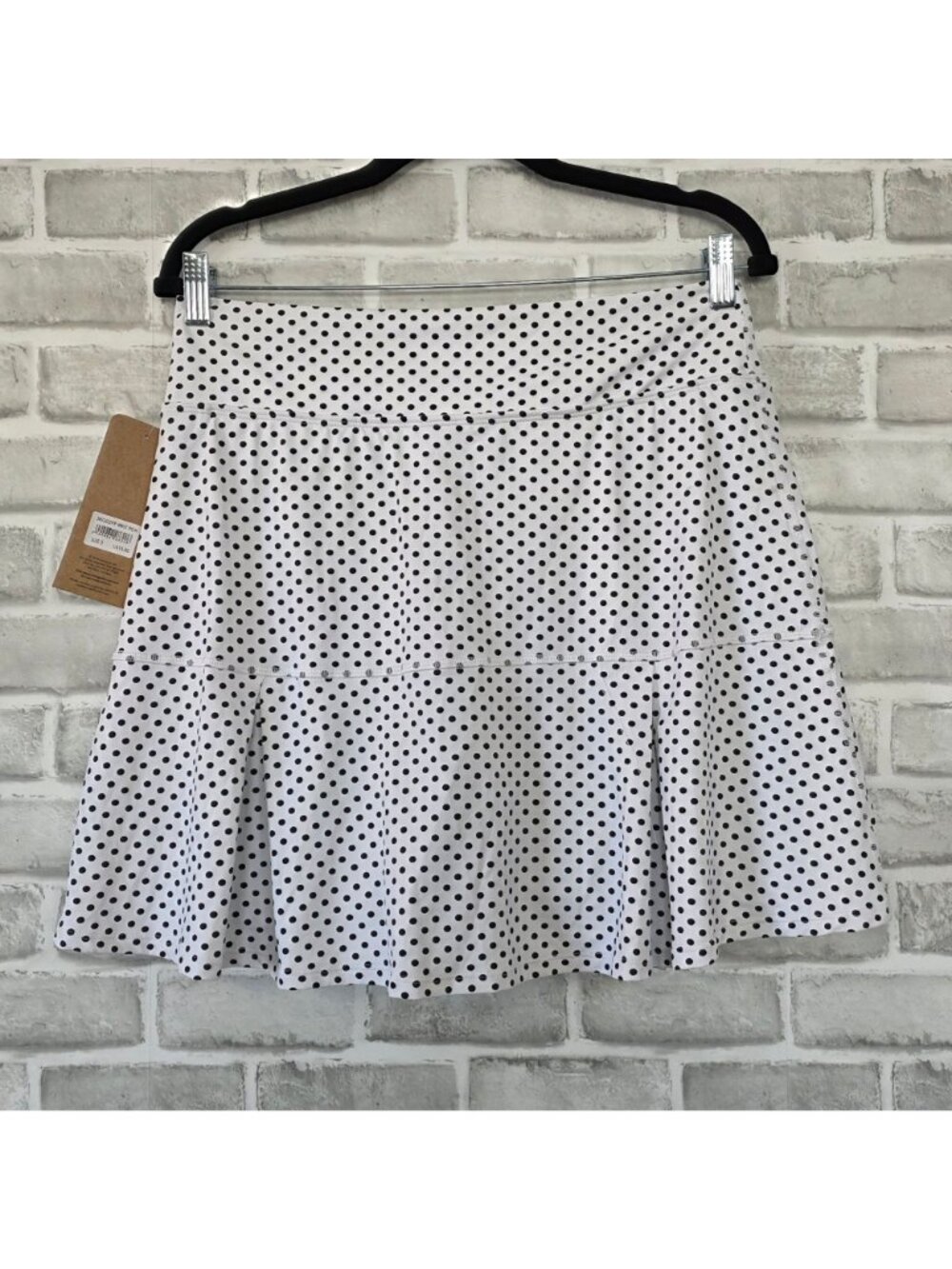Dona Jo Polka Dot Athletic Skort NWT 3 Performance Golf Tennis Sport Pickleball - Picture 2 of 9